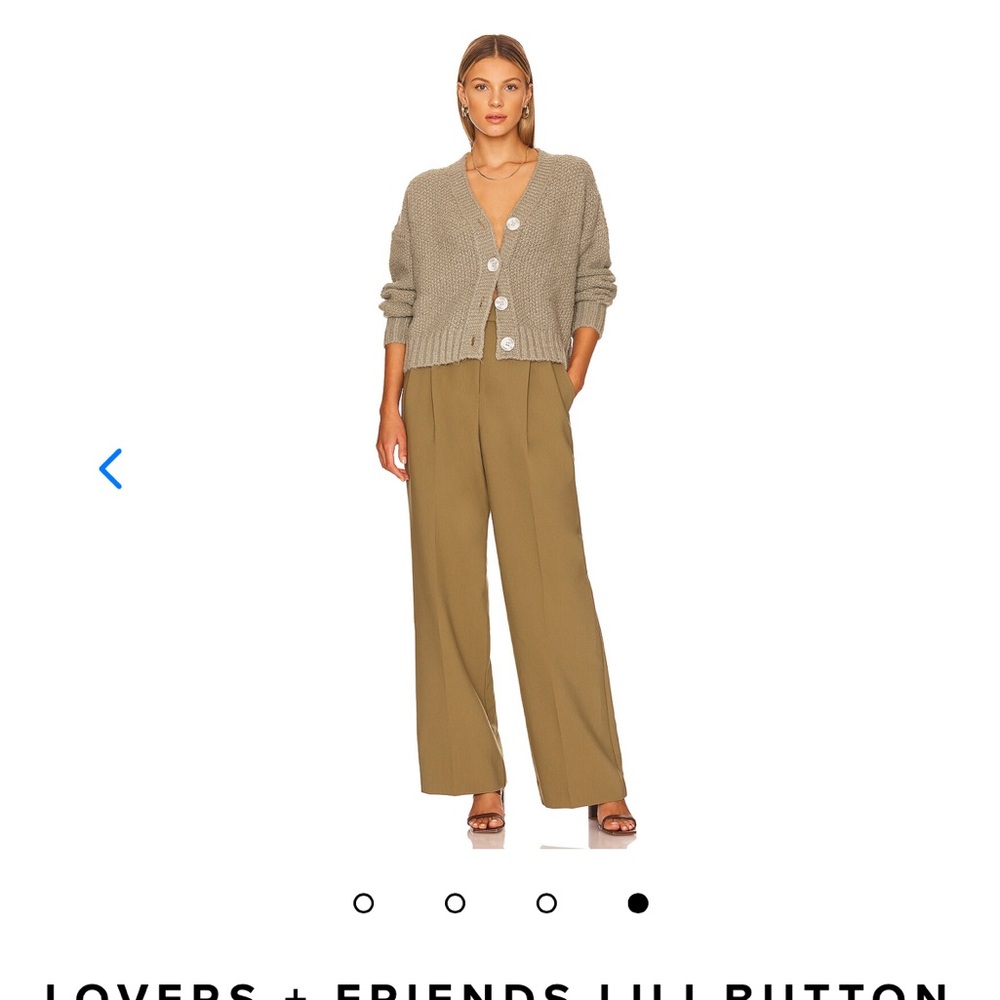 Lovers and friends revolve cardigan sea moss xs NWT